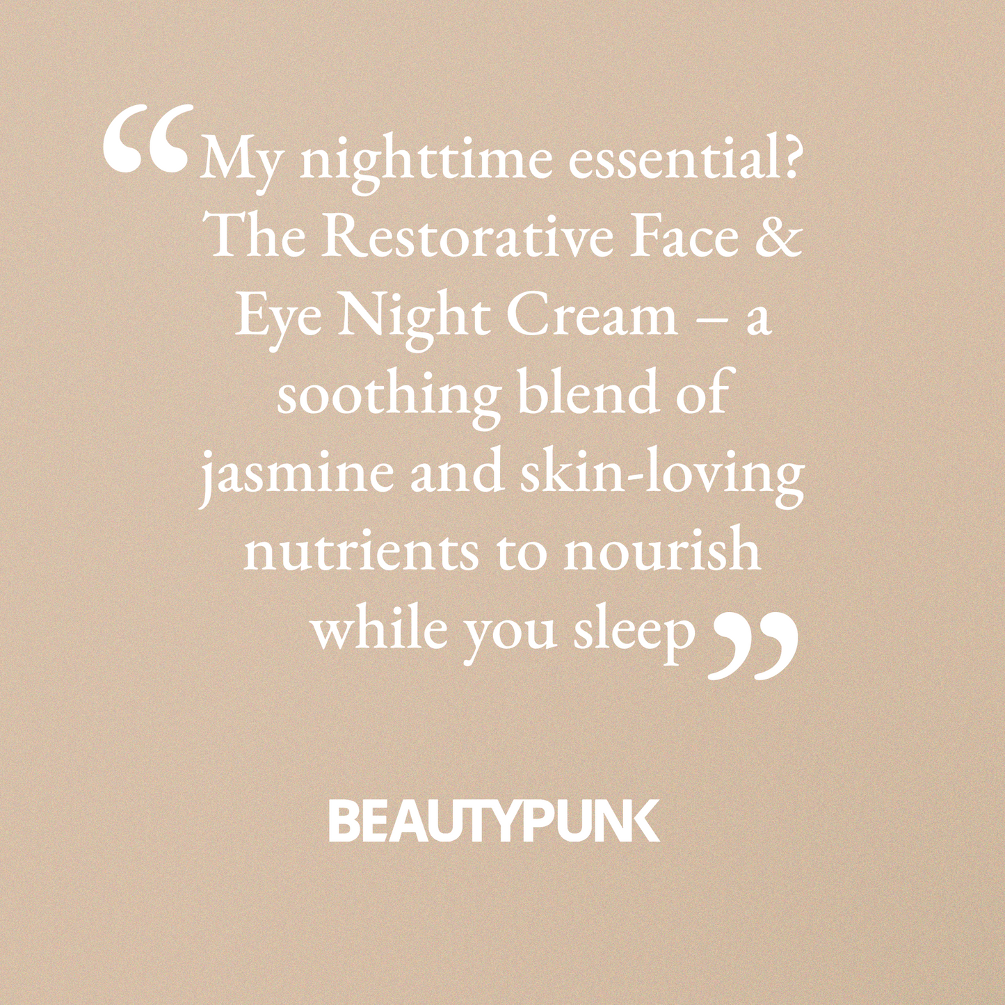 Restorative Face & Eye Night Cream